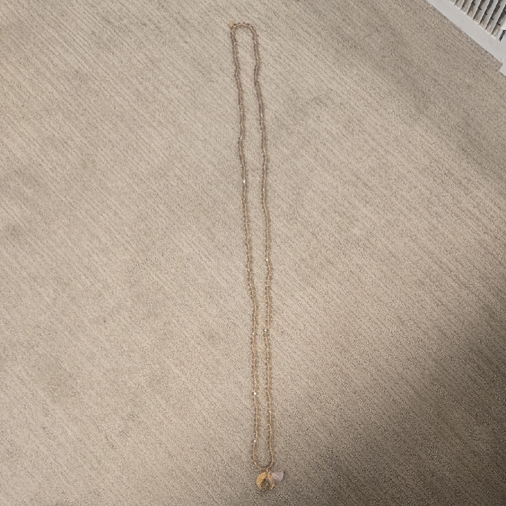 Marlyn Schiff Long Bead Necklace with Charms NWT - Picture 4 of 9
